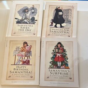 American Girl Samantha 4 Books Pleasant Company Vintage Set